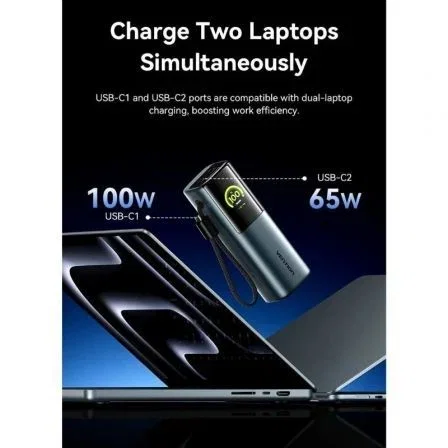 Vention Powerbank 20000mAh 165W FKFH0 Gris con Cable USB-C Vention Powerbank 20000mAh 165W FKFH0 Gris con Cable USB-C
